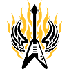guitar wing flame