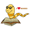 Bookworm I Love Books