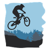 Mountain bike rider