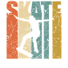 Skate Skateboard Skater Skateboarder Retro