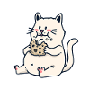 Cat Kitten Cookie Fantasy Lapset Baby Cartoon Xmas