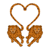 Cheetah Couple Valentine's Day