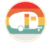 Camping nature caravan