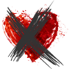 Anti Valentine's Day - Crossed Heart