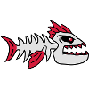 Fish Bone Punk Monster
