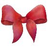 Red carnival bow
