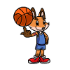 Basketball Fox Player Zoo Sport Ball Game