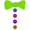 Fly with buttons