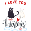 Valentine's Day Cat