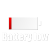 Batterie faible - charge de la batterie