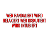 Who rampages is relaxed who is discussed