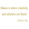 Silence and Creativity