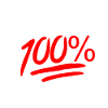 100 percent