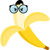lustige Banane!