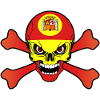 Spain Espagne skull