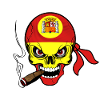 Spain Espagne skull