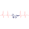 EKG-Kurve Pferd