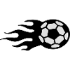 flamme soccer ball
