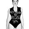 not here to please you