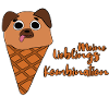 Hund im Eis