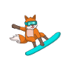 Fox Snowboard Gift Snowboarder