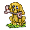 Pochen with bones