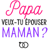 Papa épouse maman