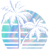 Hologramme de palmier