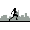 coureuse, courir, running, run