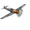 Flugzeug Luftkampf Propellerflugzeug WW2