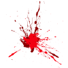 éclaboussures de sang