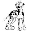 Great Dane - Dog - Dogs - Breed - Cartoon