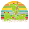 Grenouille rétro