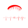Paragliding pulse heart
