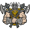 Vikings with axe