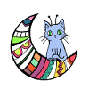 Alien Chat Alien Ufo cadeau