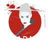 Manga cosplay japan flag woman