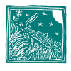 Linocut Hare Print