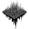 Techno Cube Abstract Art
