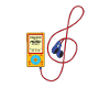 MP3 Player + Kopfhörer