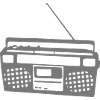 old radio cassette 8