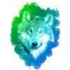 Wolf bunt