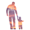 Father daughter son