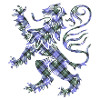 Abercrombie Clan Tartan Lion Rampant