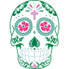 tete de mort mexicaine
