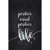 Textkonst POSITIVT MINDT POSITIVT LIV