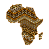 Africa map pattern