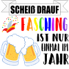 Fasching Bier Spruch Geschenkidee