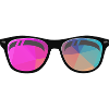 Bunte Sonnenbrille