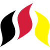 Drapeau pays flammes